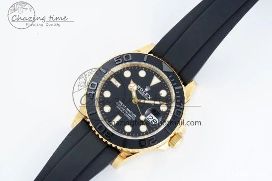 0211 Breathable Yacht-Master 42mm 226658 VSF 1:1 Best Edition 3D Black Ceramic Bezel on Black Rubber Strap VS 2097